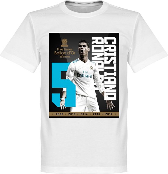 Ronaldo Ballon D'Or 2017 T-Shirt - XS