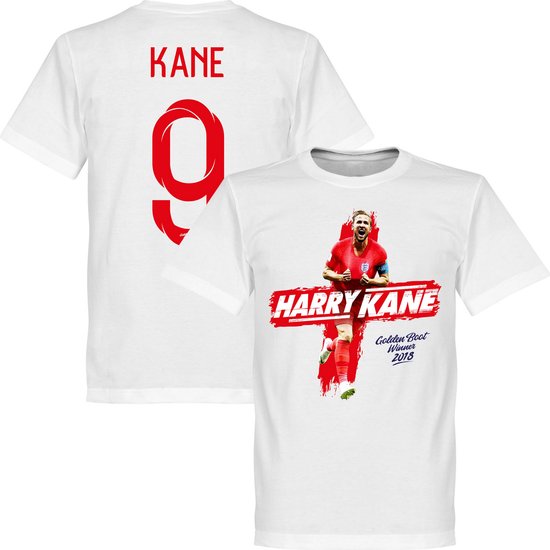T-Shirt Coupe du Monde Harry Kane Golden Boot 2018 - Blanc - S