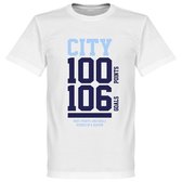Manchester City 100+ T-Shirt - Wit - XXL