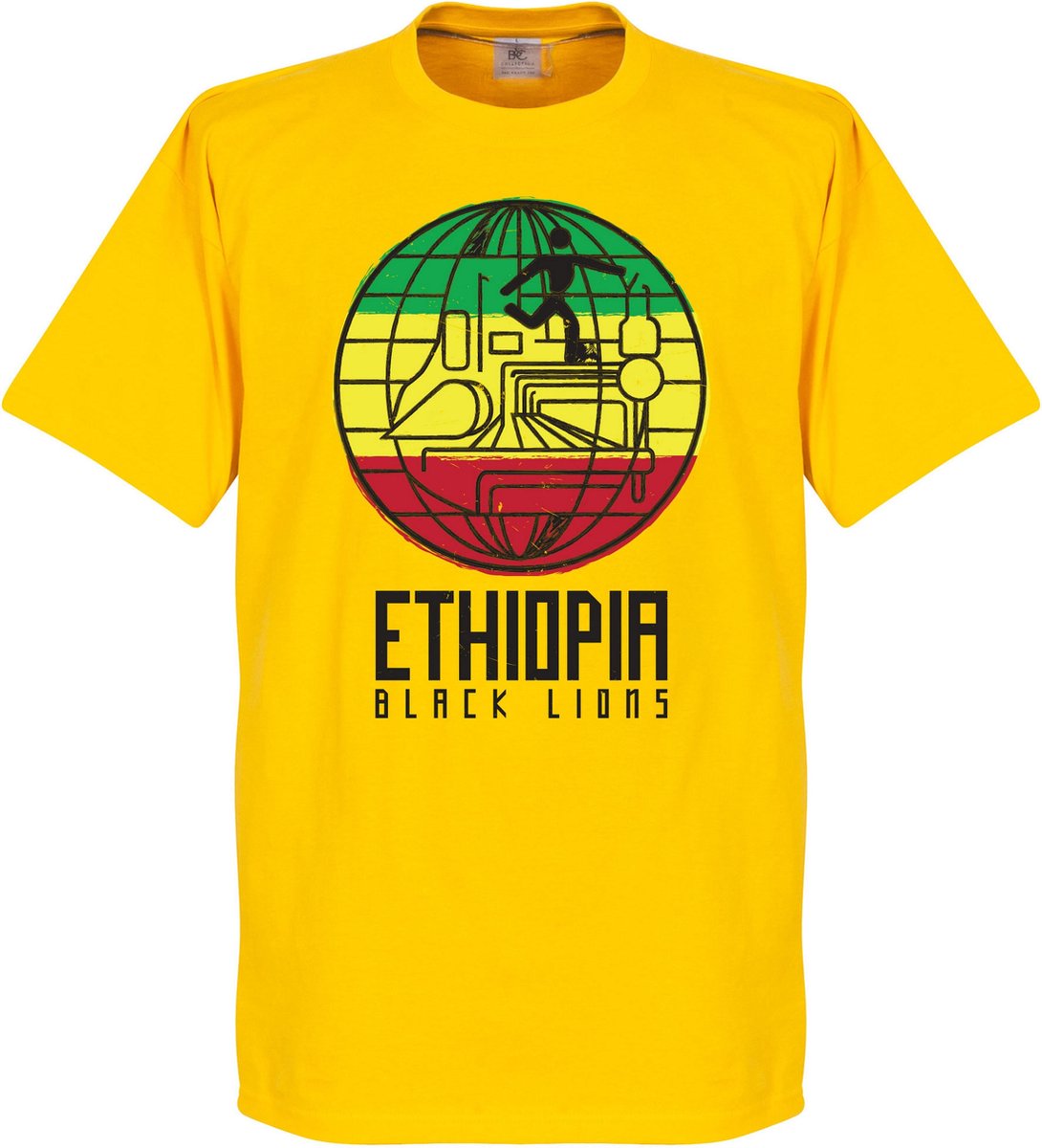 Ethiopië Black Lions T-Shirt - XL