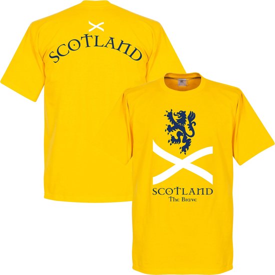 Schotland The Brave T-Shirt - Geel - M