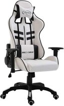 Gamestoel (INCL leer reinigingdoekjes) Zwart - Gaming Stoel - Gaming Chair - Bureaustoel racing - Racestoel - Bureau stoel gamen