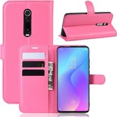 Book Case - Xiaomi Mi 9T Pro Hoesje - Roze