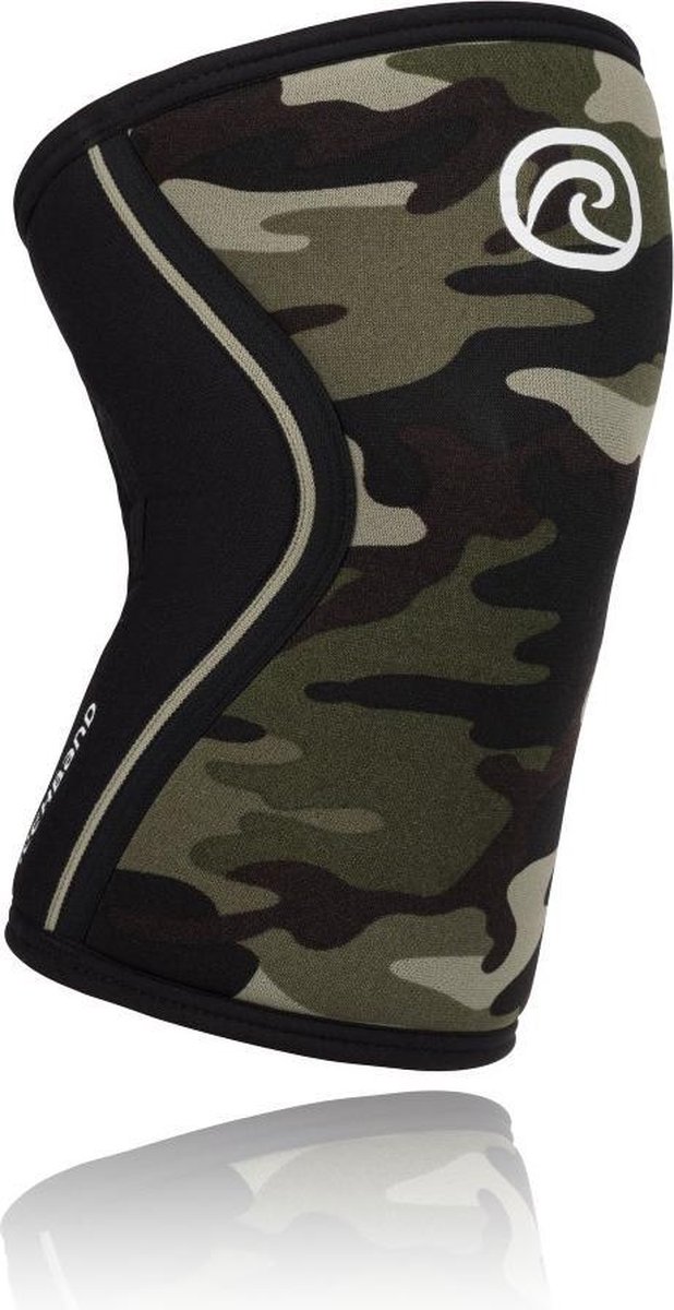 Rehband RX Kniebrace - 7 mm - Zwart/Camo - XS