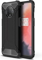 OnePlus 7T Hoesje - Armor Hybrid - Zwart