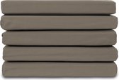 Ten Cate 100% Katoensatijnen Hoeslaken - 90x220 - Taupe