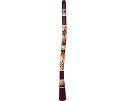 Toca Percussion Curved Didgeridoo DIDG-CTS, 50, Tribal Sun