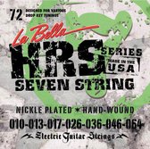 E-Git.snaren 010-064, nikkel Set HRS-72. 7-string