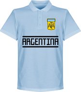 Argentinië Team Polo Shirt - Licht Blauw - S