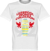 Liverpool Trophy Collection T-shirt - Wit - XXL