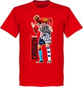 Peter Crouch T-Shirt - Rood - XXXL