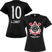 Corinthians G. Zanotti 10 Minas Dames T-Shirt - Zwart - XXL