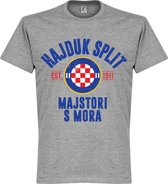 Hajduk Split Established T-Shirt - Grijs - L