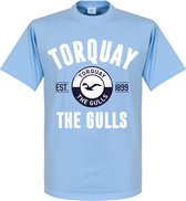 Torquay Established T-Shirt - Lichtblauw - M