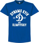 T-Shirt Dynamo Kiev Established - Bleu - XXXL