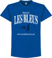 Frankrijk Les Bleus Rugby T-Shirt - Blauw - XXXXL