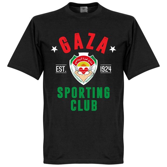 Gaza Established T-Shirt - Zwart - XXL