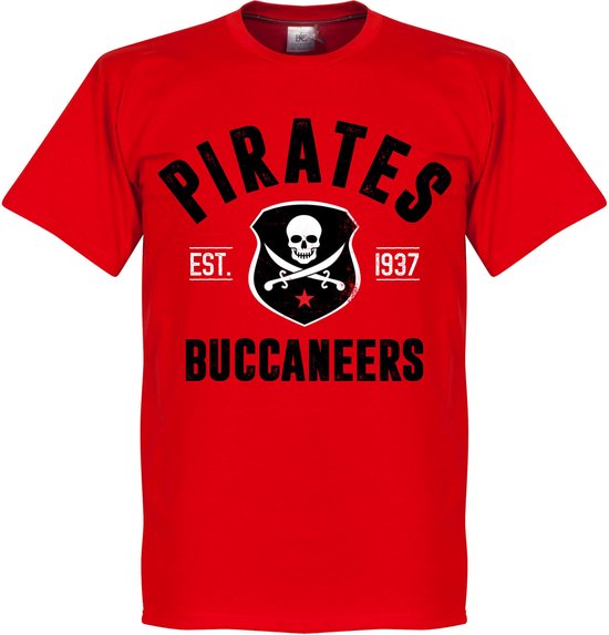 Pirates Established T-Shirt - Rood - XXXL
