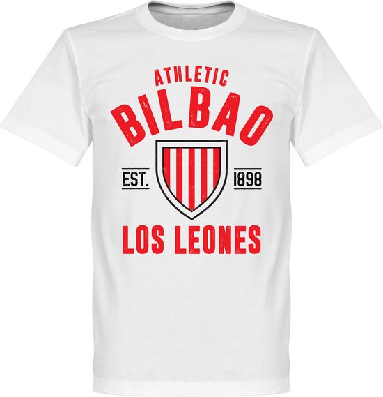 Athletic Bilbao Established T-Shirt - Wit - L