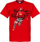 Pogba Script T-Shirt - Rood - L