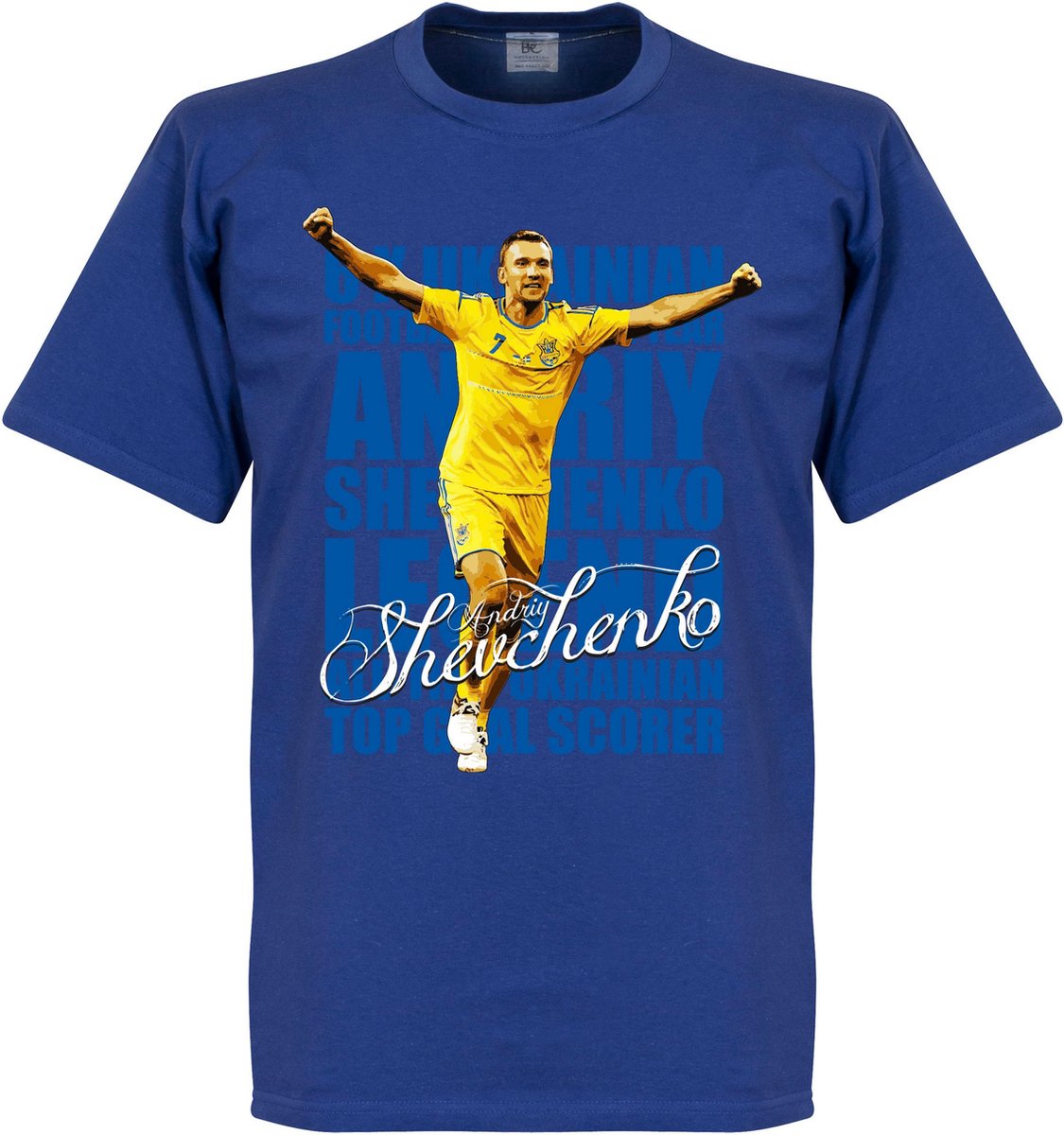 1125x1200.jpg Shevchenko Legend T-Shirt - Blauw - Kinderen - 140 - Afbeelding 1
