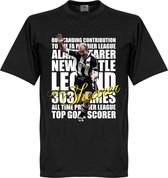 Shearer Legend T-Shirt - Zwart - Kinderen - 92/98
