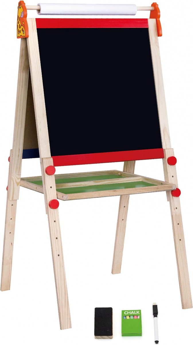 Viga Toys Schildersezel Dubbelzijdig 110 Cm Blank