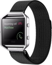 Fitbit Blaze Luxe Milanees bandje |Zwart / Black| Premium kwaliteit | One Size | RVS |TrendParts