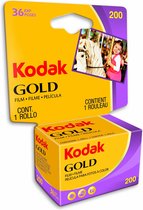Kodak Gold 200 met 36 opnames │Fotorolletje │Filmrolletje │Kleinbeeld │135 │Fotorol │Analoog│200 iso│200 asa