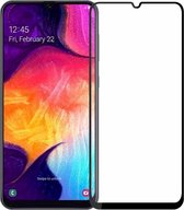 Samsung Galaxy A30s - Full Cover Screenprotector - Gehard Glas - Zwart