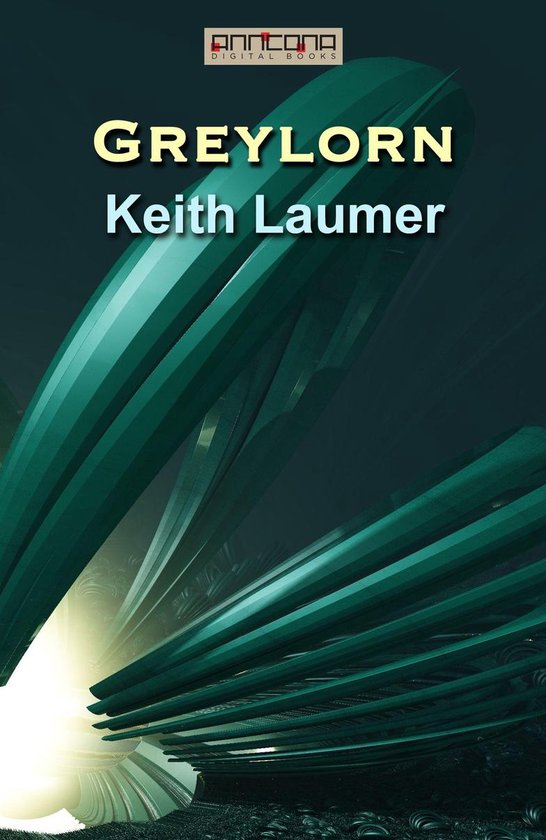 Boekomslag van Greylorn van Keith Laumer, met een abstract groen ontwerp.