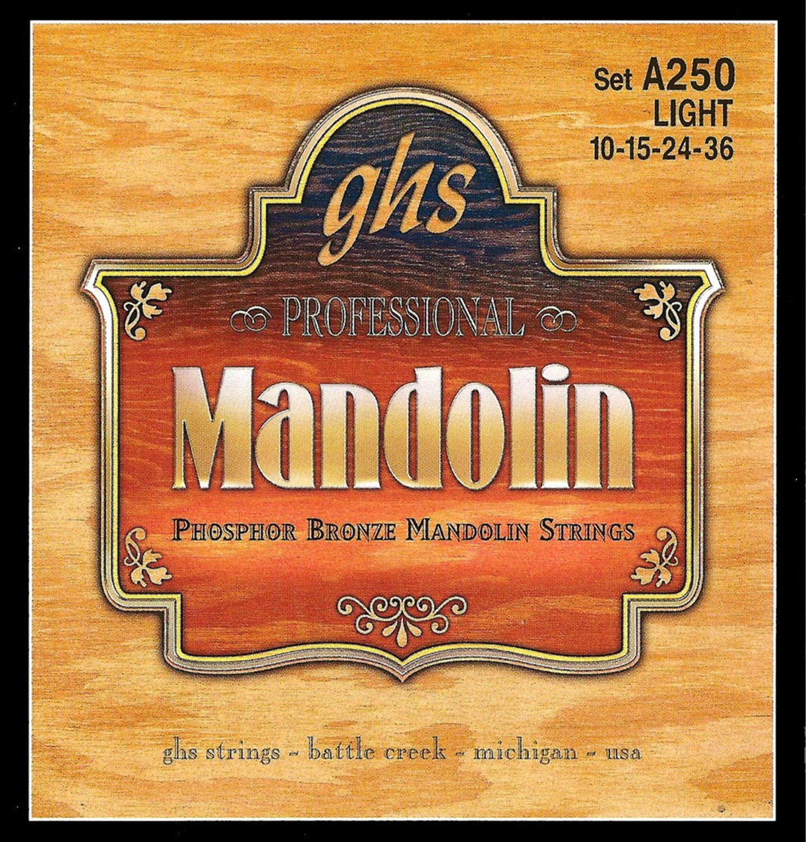 Mandolinen - snaren, 010 - 036 Phosphor Bronze, Loop End