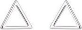 Sieraden - Oorbellen - Knopjes - Minimalistisch - Triangel - Zilverkleurig