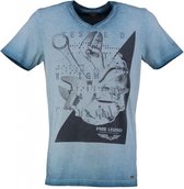 Pme legend blauw slim fit t-shirt - Maat S