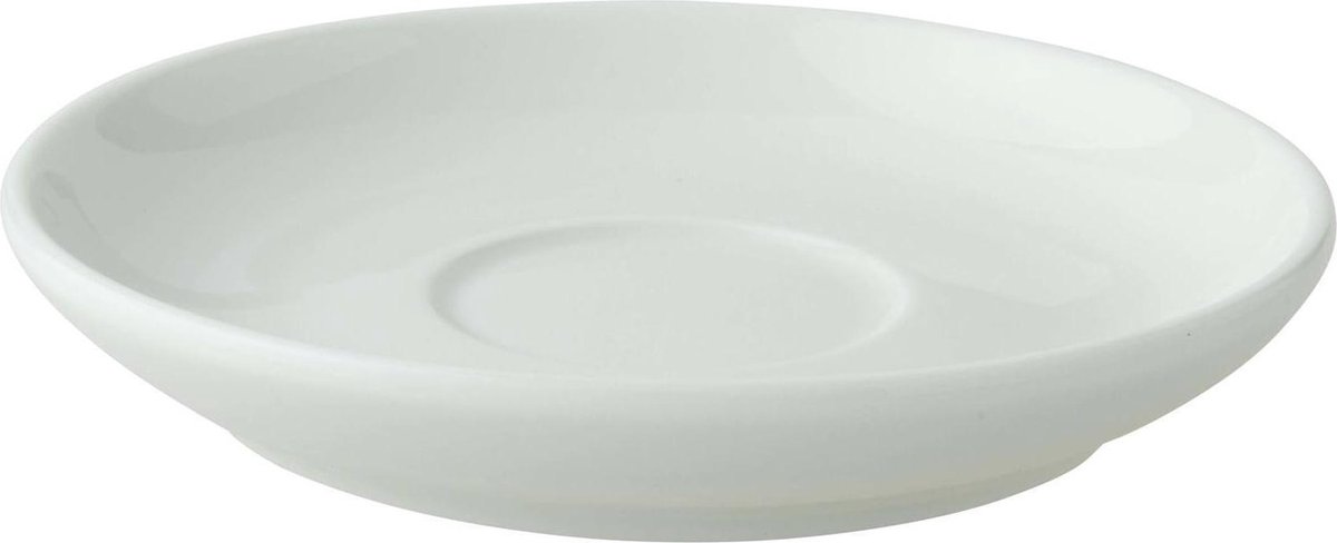 Palmer - Robusta - Espresso schotel - 6 stuks - ø 11,5 cm - Gebroken wit - Porselein - Schoteltjes
