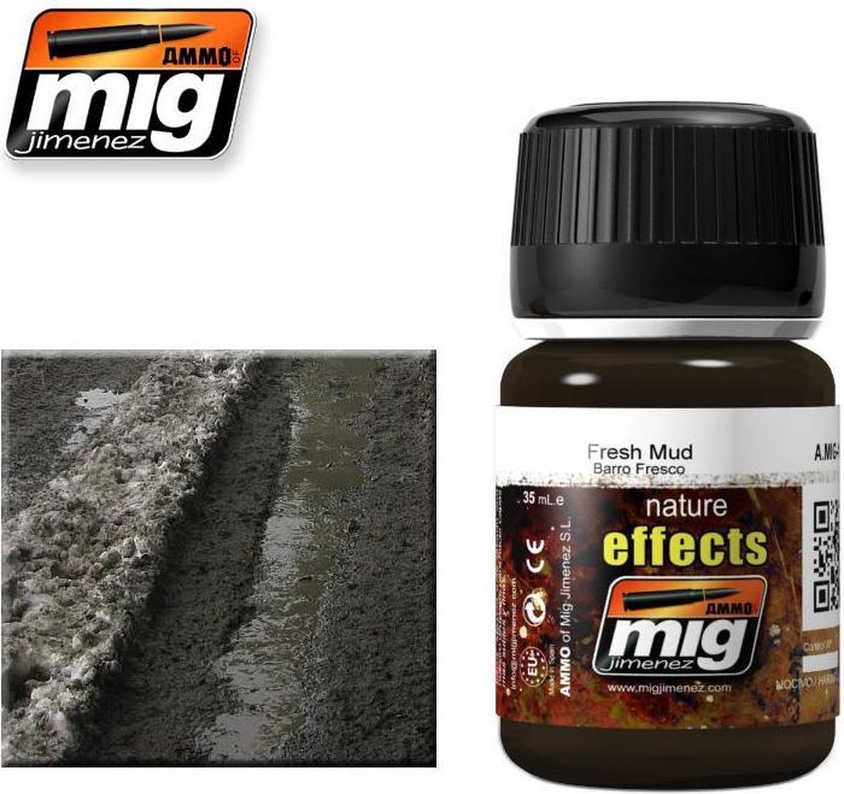 AMMO MIG 1402 Fresh Mud Effecten potje