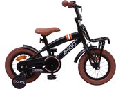 Amigo 2cool-s - Kinderfiets - Jongens - Matzwart - 12 Inch