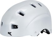 KED fietshelm: Risco L White Matt, Maat: 57-62 cm