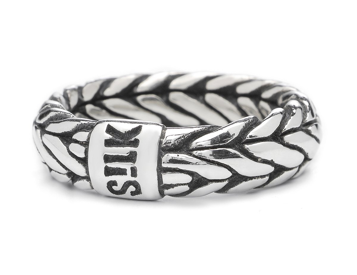 SILK Jewellery - Zilveren Ring - Zipp - 352.20 - Maat 20,0