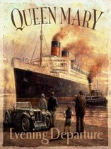 Wandbord - Queen mary -20x30cm-