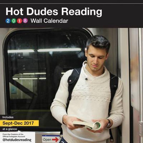 2018 Wall Calendar Hot Dudes Reading