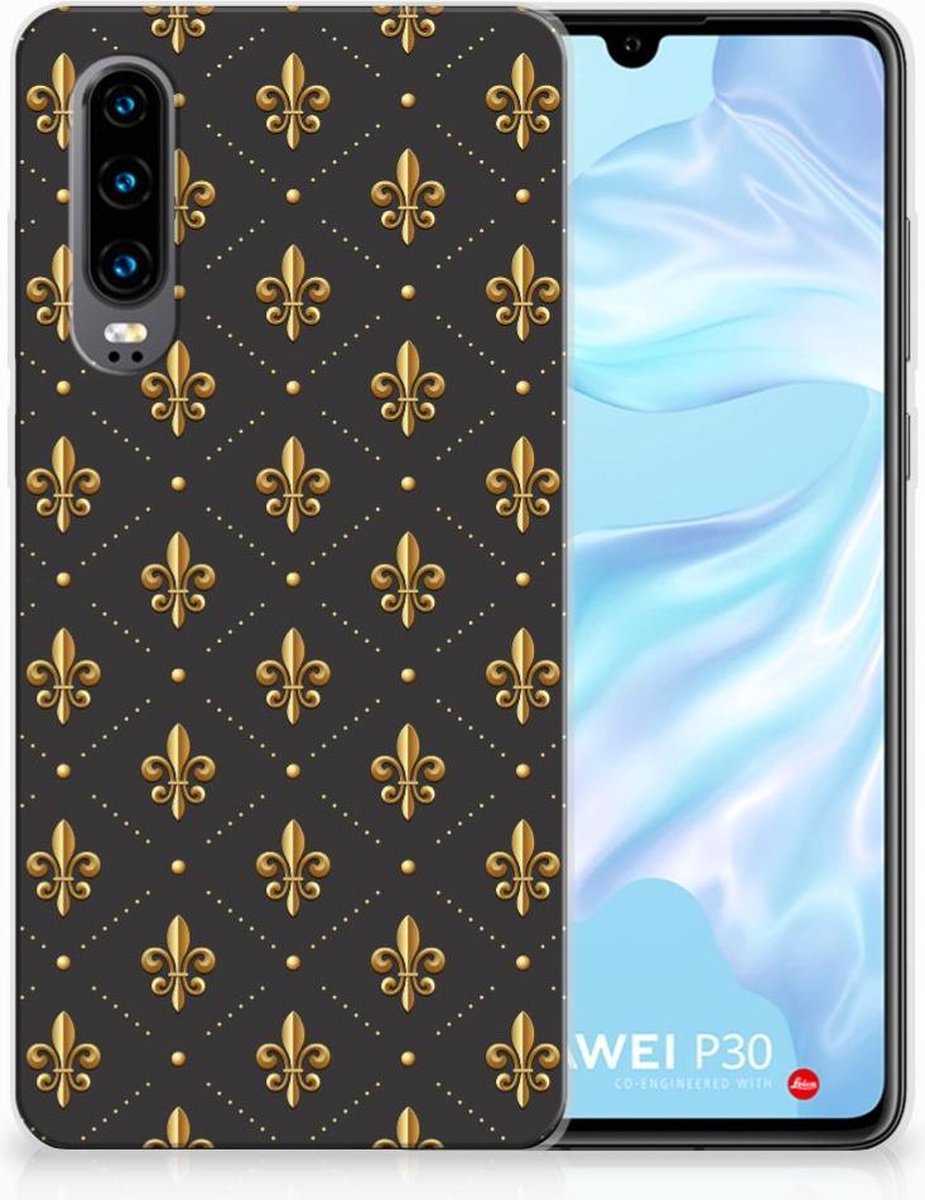 Huawei P30 TPU bumper Franse Lelie
