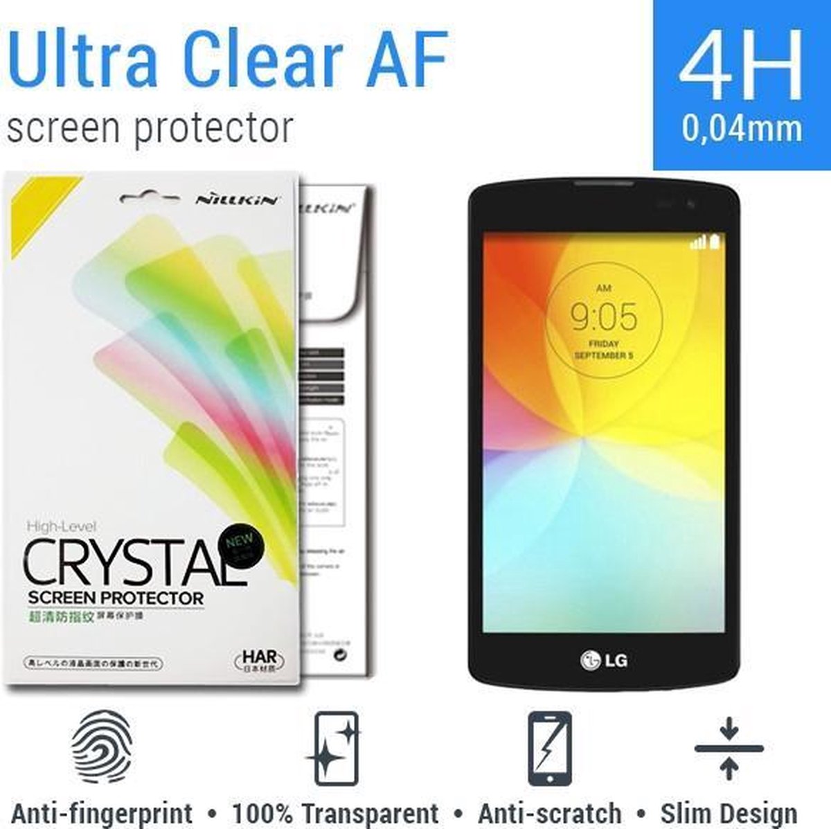 Nillkin Screen Protector AF Ultra Clear 4H LG L Bello