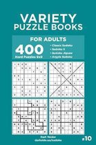 Variety Puzzle Books for Adults - 400 Hard Puzzles 9x9