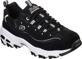 Skechers D'Lites March Forward Dames Sneakers - Zwart - Maat 38