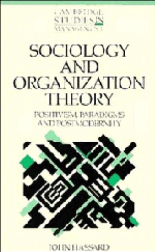 Sociology and Organization Theory - cover