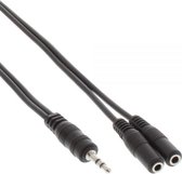Cable Expert Répartiteur audio stéréo Jack 3,5 mm vers 2x Jack 3,5 mm - Noir - 5 mètres