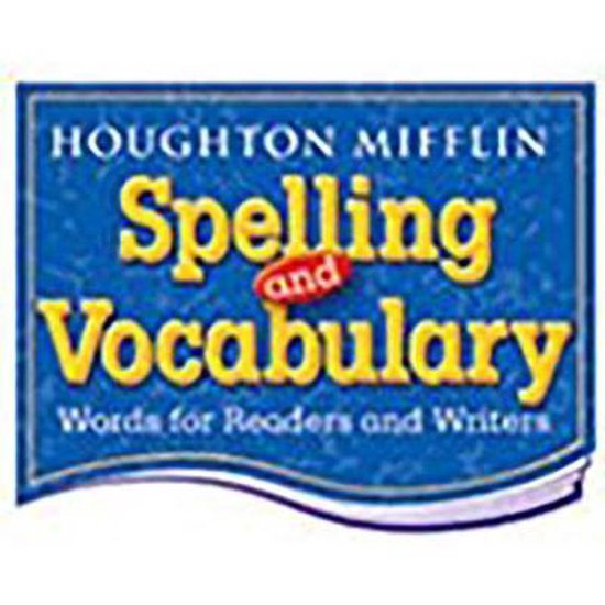 Houghton Mifflin Spelling And Vocabulary