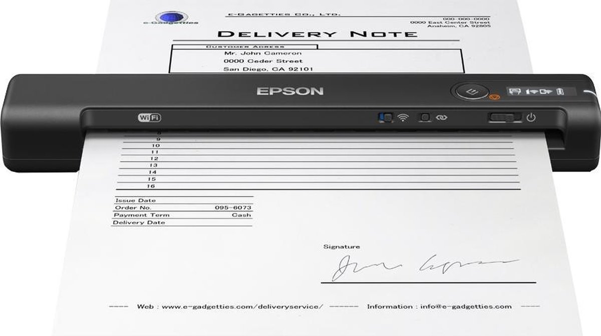 Epson WorkForce ES-60W - Scanner met sheetfeeder