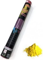 Kleurenpoeder shooter geel 40 cm